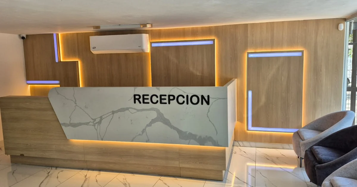 Recepción iluminada realizada por CarpyMobi