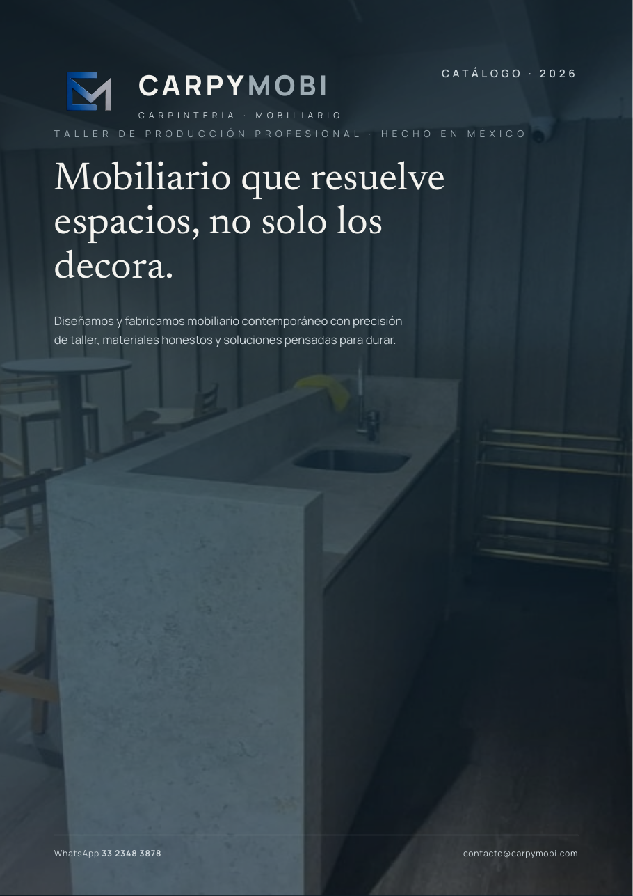 Portada del catálogo digital CarpyMobi 2026
